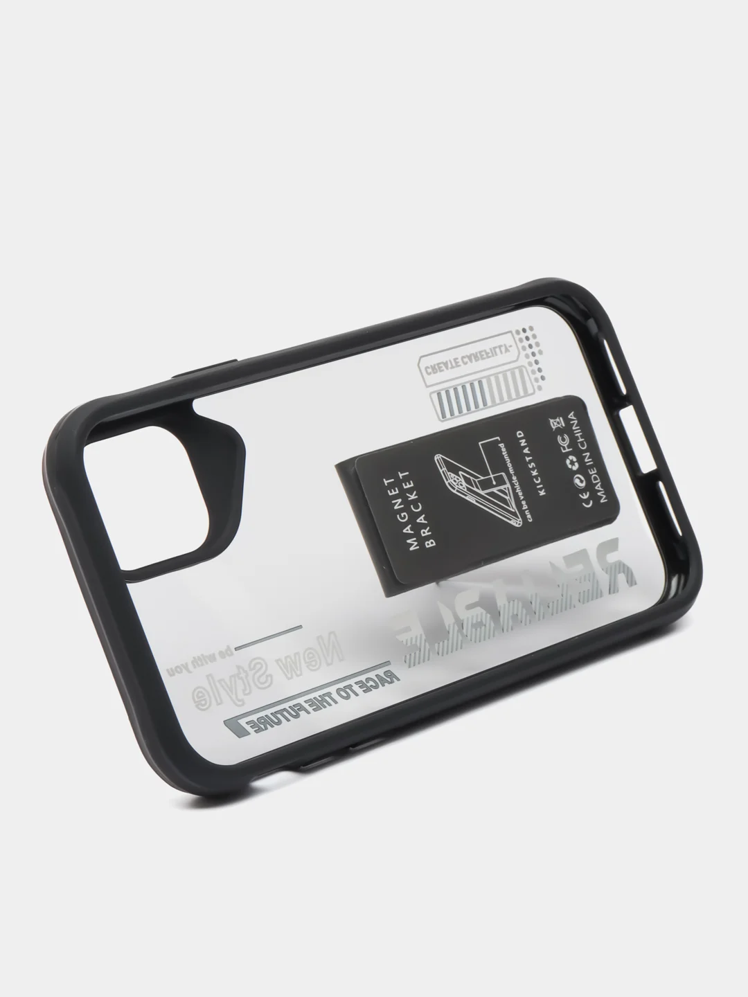 Черный чехол с подставкой на iPhone 11 (Айфон 11)