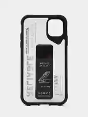Черный чехол с подставкой на iPhone 11 (Айфон 11)