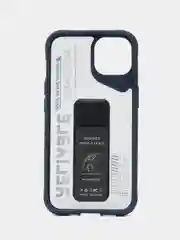 Серый чехол с подставкой на iPhone 13 (Айфон 13)