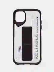 Фиолетовый чехол с подставкой на iPhone 11 (Айфон 11)
