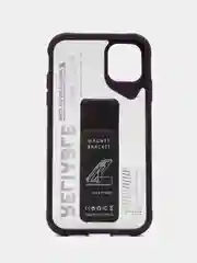 Фиолетовый чехол с подставкой на iPhone 11 (Айфон 11)