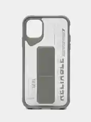 Серый чехол с подставкой на iPhone 11 (Айфон 11)