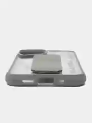 Серый чехол с подставкой на iPhone 14 (Айфон 14)