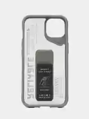 Серый чехол с подставкой на iPhone 14 (Айфон 14)