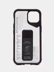 Темно-синий чехол с подставкой на iPhone 14 (Айфон 14)