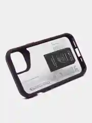 Темно-синий чехол с подставкой на iPhone 14 (Айфон 14)