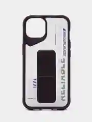 Фиолетовый чехол с подставкой на iPhone 14 (Айфон 14)