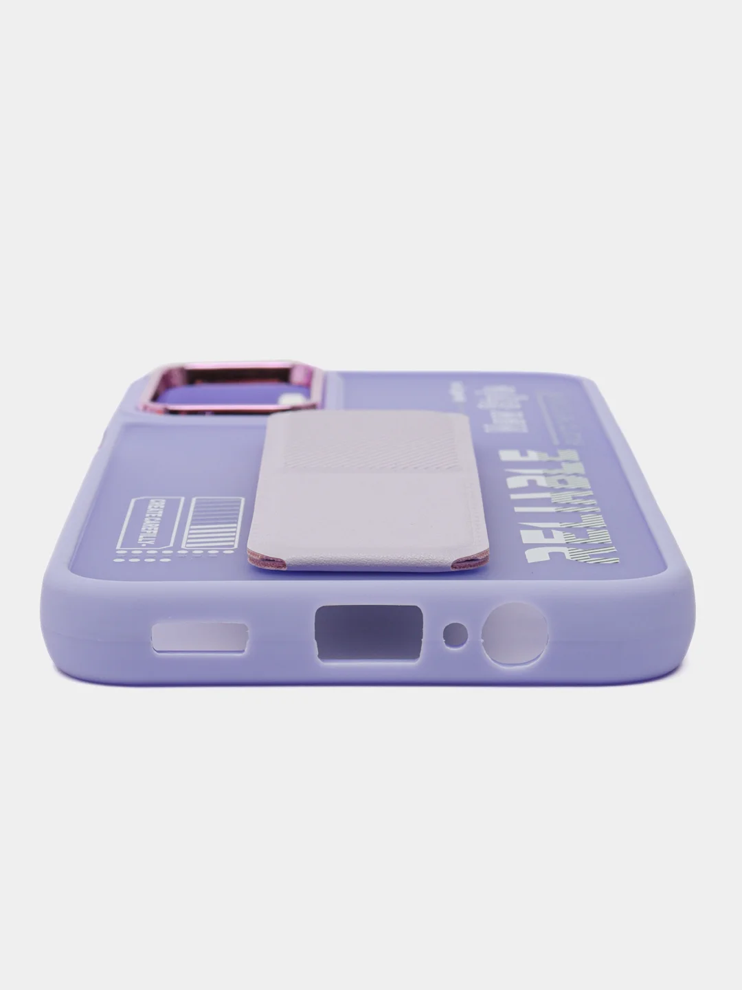 Лавандовый чехол с подставкой на Samsung A14 (Самсунг А14)