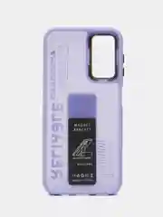Лавандовый чехол с подставкой на Samsung A14 (Самсунг А14)