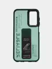 Зеленый чехол с подставкой на Samsung A15 (Самсунг А15)