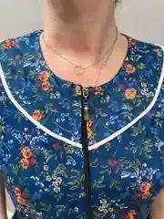 Синий халат женский на молнии, домашний, хлопок