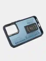 Темно-синий чехол с подставкой на Samsung A54 (Самсунг А54)
