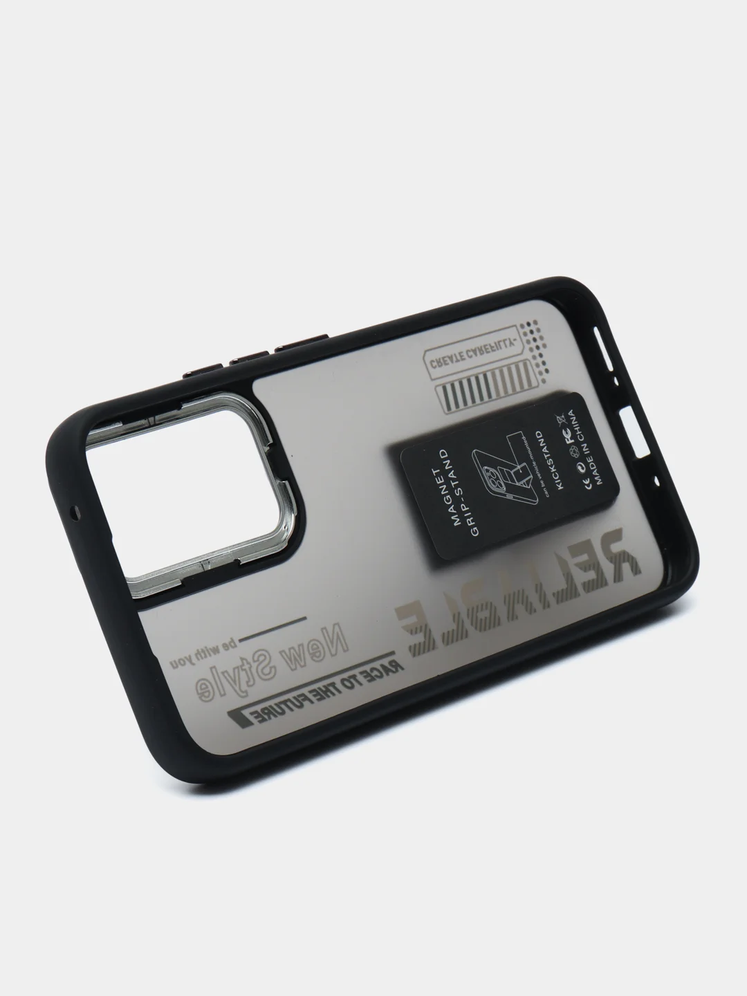 Темно-синий чехол с подставкой на Samsung A54 (Самсунг А54)