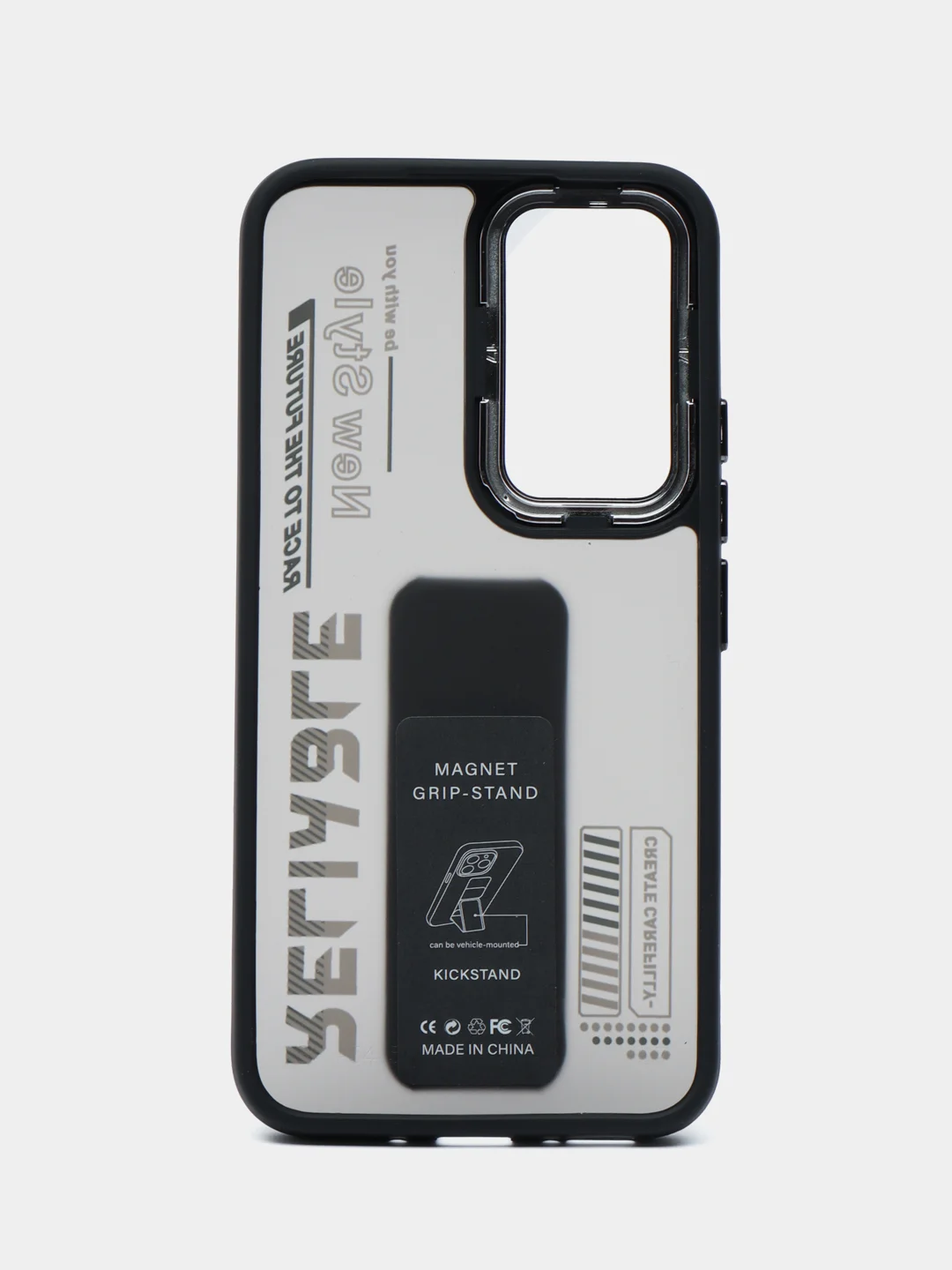 Темно-синий чехол с подставкой на Samsung A54 (Самсунг А54)