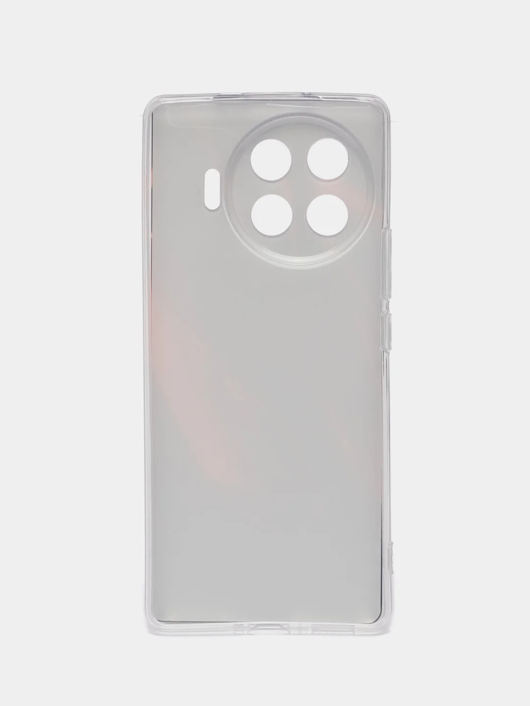 Красный чехол на Tecno Spark 20 Pro Plus / Текно Спарк 20 Про Плюс прозрачный, с рисунком