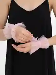 Розовый манжеты на рукава ESCHO
