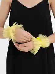 Желтый манжеты на рукава ESCHO