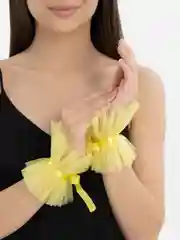 Желтый манжеты на рукава ESCHO