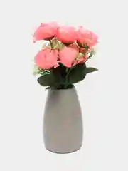 Вишнёвый искусственные цветы: пионы, розы, осока, растения, зелень