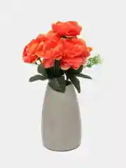 Медный искусственные цветы: пионы, розы, осока, растения, зелень