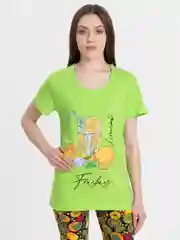 Желтый костюм женский, пижама, футболка и бриджи