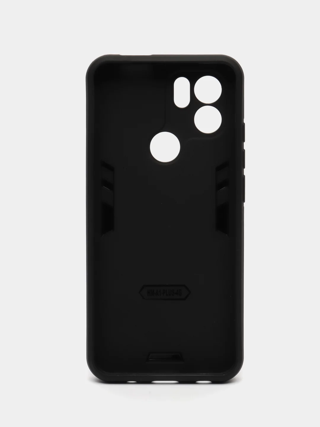 Черный чехол для Xiaomi Redmi A1+/A2+/Poco C51 противоударный, с подставкой кольцом, с магнитом