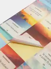 Лавандовый наклейки бумажные "Кошки, сердца, цветы, спасибо,планы,мотивация, новогодние"