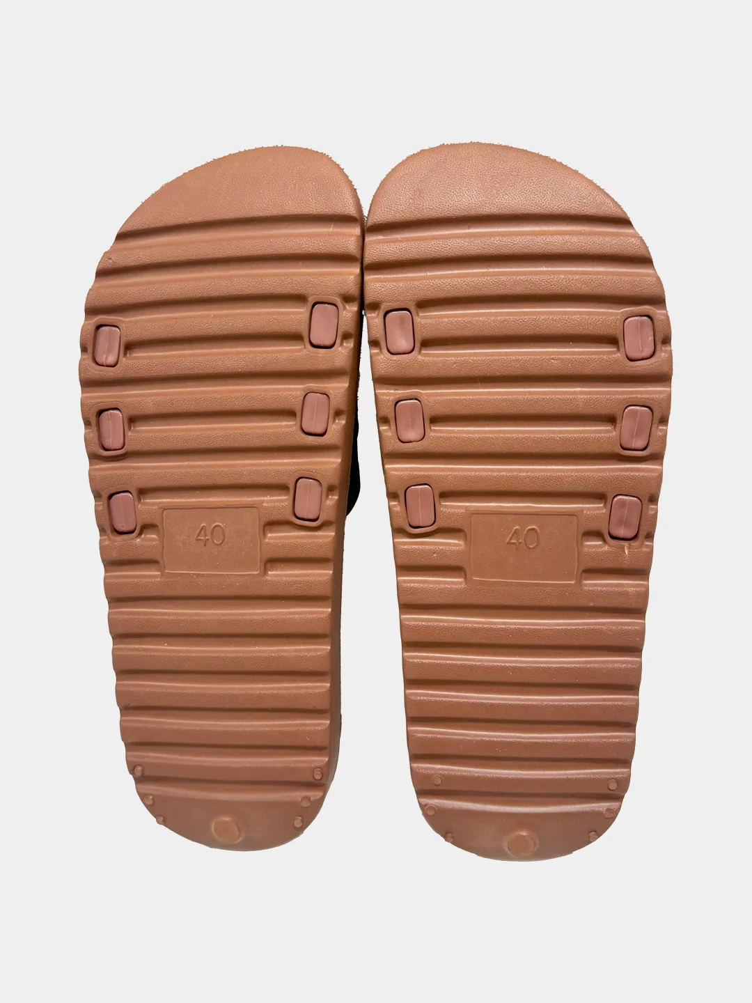 Коричневый сланцы женские, тапочки 35-41