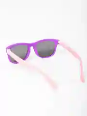 Фиолетовый детские солнечные очки + чехол, гибкие с UV400