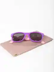 Фиолетовый детские солнечные очки + чехол, гибкие с UV400