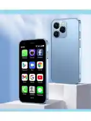 Голубой маленький mini телефон / мини смартфон сенсорный