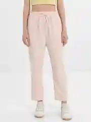 Бежевый брюки женские короткие, летние