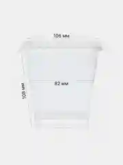 Одноразовые контейнеры для еды с крышкой, 500 мл, 20 штук