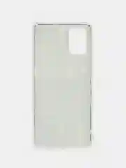 Серый чехол на Samsung Galaxy A71 4G / Самсунг А71 4G прозрачный, с рисунком, защита камеры