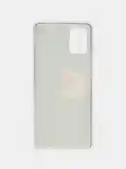 Фиолетовый чехол на Samsung Galaxy A71 4G / Самсунг А71 4G прозрачный, с рисунком, защита камеры