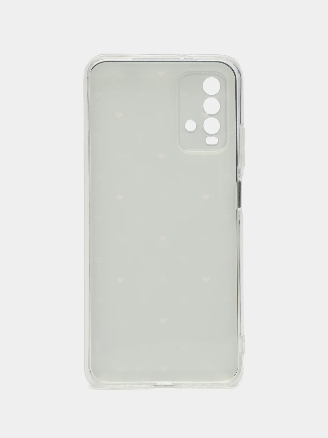 Черный силиконовый чехол на Xiaomi Redmi 9T / Редми 9Т прозрачный, с рисунком, защита камеры