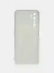 Оливковый силиконовый чехол на Realme 6 Pro / Реалми 6 Про прозрачный, с рисунком, защита камеры
