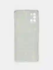 Серый чехол на Samsung Galaxy A31 / Самсунг А 31 прозрачный, с рисунком, защита камеры