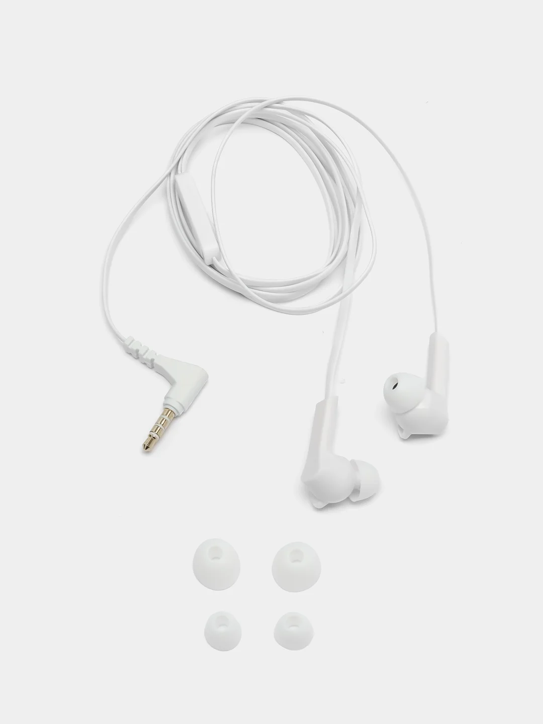 Белый вакуумные наушники Hoco M72 3.5mm Jack