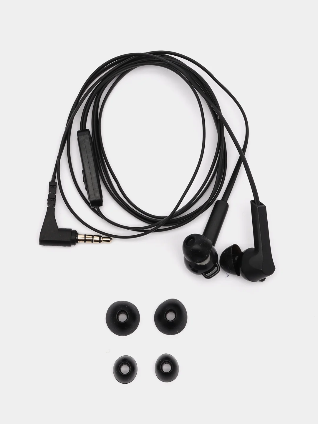 Черный вакуумные наушники Hoco M72 3.5mm Jack