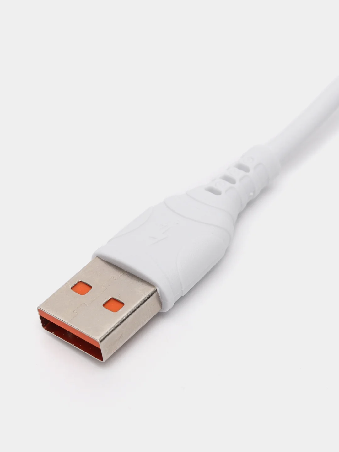 Белый кабель зарядный USB 3in1
