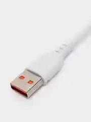 Белый кабель зарядный USB 3in1