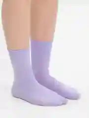 Аметистовый носки в рубчик