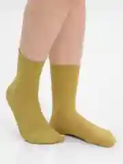 Золотой носки в рубчик