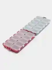 Бордовый коробочка рыболовная для мелочей, крючков, мормышек, 20 отделений, коробка мормышница