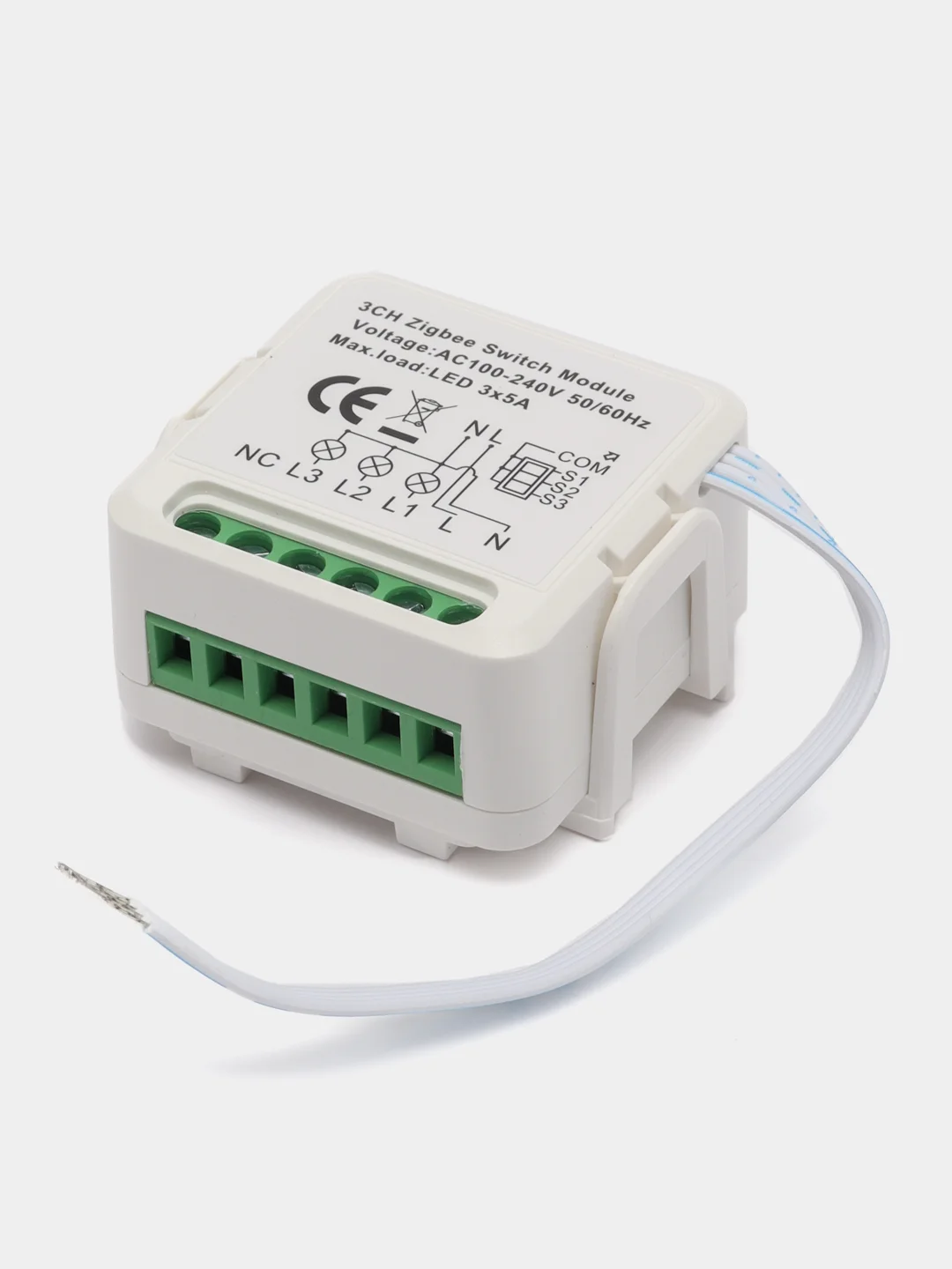 3-канальное реле Zigbee с Алисой