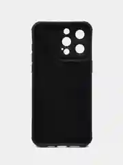 Черный чехол для айфона на iPhone 15, Pro, Pro Max, Plus