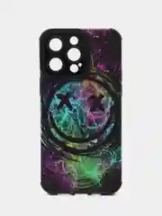 Угольный чехол для айфона на iPhone 14, Pro, Pro Max, Plus