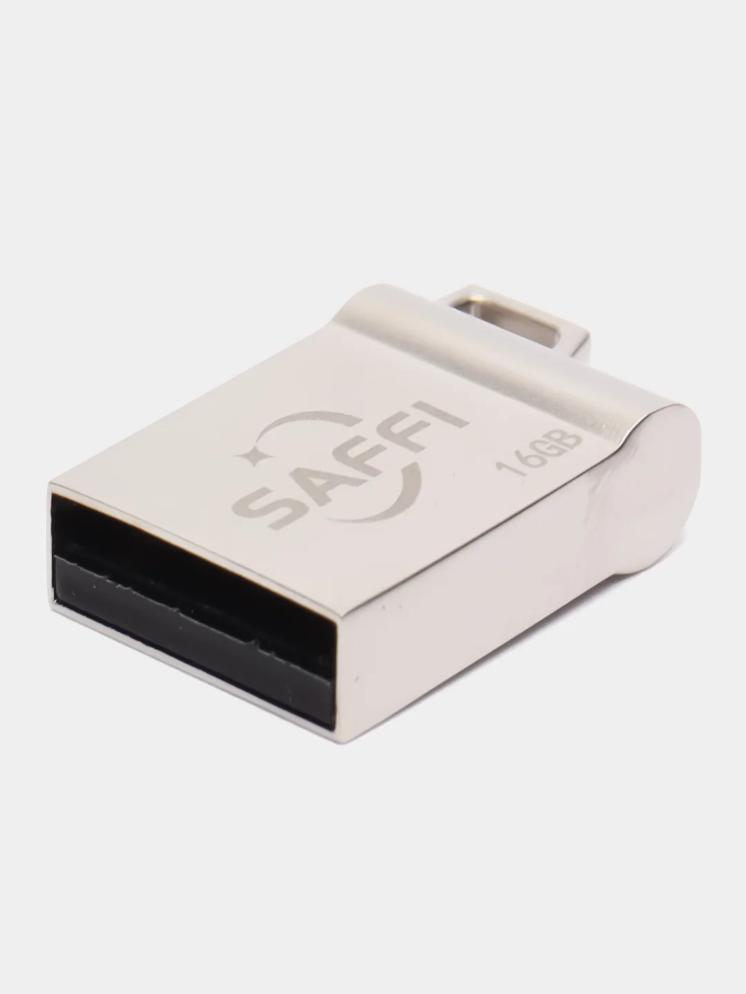 Флешка USB, металлическая, флеш-накопитель, с цепочкой