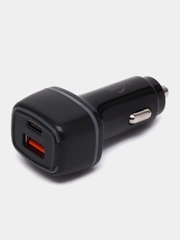 Зарядка для телефона в машину, прикуриватель, быстрая, USB, Type C